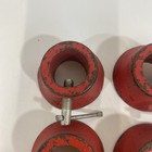 Vintage York Barbell Collar Lock Set 1    Hole Standard Dumbbell Lot Of  6 