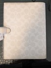 Nwt Coach Notebook Signature Canvas White chalk Factory Wrapped