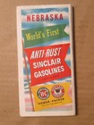 Sinclair Highway Road Map Of Nebraska 1950