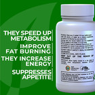 Fat Burner Weight Loss Pills Metabolism Booster Appetite Suppressant  60 Tablets