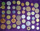 48 Mixed World Coins Foreign Coin Lot Germany Austria Switzerland Japan Mexico  