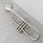 Yamaha Ytr-136 Trumpet Silver Bb Working Tested Beginner s Trumpet Main Unit