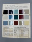1966 Chevrolet Colors Vintage Car Advertising Brochure Chevy Corvair Corvette