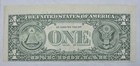 Federal Reserve Error Note Miscut Misaligned Off Center 1995 1  One Dollar Bill