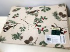 6 Winterwood  Placemats Pfaltzgraff 100  Cotton 12 x17  Christmas Holiday New