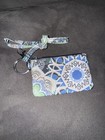5 Vera Bradley Zip Id Case And 1 Lanyard