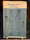 Vintage 70s Simplicity 6023 Dress Pattern Size 12 Uncut