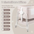 4in1 Baby Bassinet bedside Sleeper rocking Cradle Height Adjustable For Babies