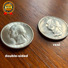 2-pack Double-sided Quarters  1 Double-sided Heads Coin And 1 Double-sided