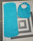 Baby Burp Cloth  And Bib Set  Handmade  Cute Bugs