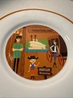 Walt Disneyland Parks  Frontierland 50th Anniversary Plate Shag Lb 8   