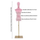 Adjustable Female Dress Form Mannequin For Clothing Display Showcase
