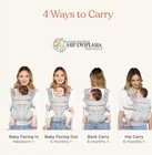 Ergobaby Omni 360 Classic Cool Air Mesh Baby Carrier Pearl Gray