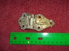 1 Antique Ornate Cast Brass Off Set Ice Box Hinge Door Vintage Salvage 3-3 4 
