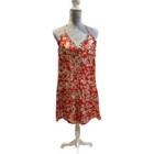 Rebecca Taylor Red And Ivory Floral Romper Jumpsuit  12