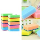 1pc Cleaning Sponge Brush 9 6 3cm Random Color Wholesale Hot D9      