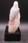 Peter Muller Hand Carved Macaw On Tourmaline Base