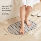 Foldable Stone Bath Mat     Large Diatomaceous Earth Mat Quick Dry W  Non-slip