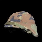 Us Military Pasgt Combat Helmet 1987 Woodland Cover Liner Genuine Issue Army