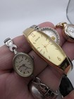 Lot Of 10 Quartz Wrist Watches Timex Fossil Geneva Studio   More As-is