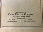 Early 1900s-victor Electric Co-electrical Dental Specialties Booklet-chicago