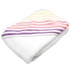 Baby 2-pack Organic Cotton Hooded Towels  Rainbow Stripe  Size