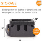 Universal Bike Pet Carrier For Travel  Cat And Dog Bicycle Baskets  Classy Gray 