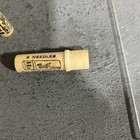 Two Vtg Boye Needle Company Wooden Tubes Sz 16-4 Sewing Needles-holder Case  99 