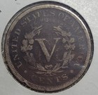 1891 Liberty V Nickel Higher Grade Toned