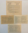1962-1964 Great Britain Premium Savings Bonds Prospectus Set 