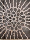 Antique Victorian Cast Iron Raised Register Heat Vent Grille Grate 11x14