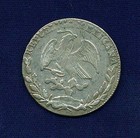 Mexico  Zacatecas Mint  1860 59-zsmo  4 Reales Silver Coin  Xf 
