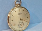 Antique Gruen Pocket Watch Veri Thin Precision 10k Gold Filled  Runs