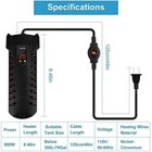 500w Submersible Aquarium Heater Temperature Adjustable External Controller 79ga