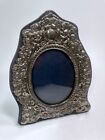 Vintage Sterling Silver Repousse Cherubs Floral Photo Picture Frame London Mark