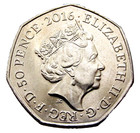 Great Britain 2016 50 Pence  Squirrel Nutkin  Beatrix Potter Serie  Unc