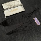 Robert Talbott Protocol Formal Black Bow Tie   Cummerbund Set - Worn Once 