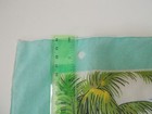 Vtg Miami Florida Beach Skyline W  Palm Trees Decorative Handkerchief Souvenir