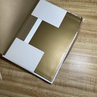 New     Wedding Planner Hardcover Organizer Book  Modern White gold Confetti