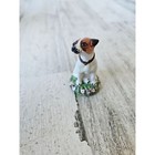 Chelsea House Jack Russell Terrier Dog Puppy Figuring Statue Vintage