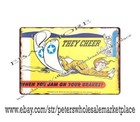 Wwii Airplane Pilot Safety They Cheer Jam Your Brakes Tin Sign Garage Signs