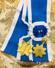 Japan Manchuria Manchukuo Order Of Illustrious Dragon  one Set With Sash