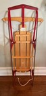 Vintage Flexible Flyer Iii Wooden Snow Sled     Classic Winter Collectible