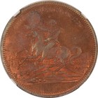 1860 Phila Pa  M-pa-342 R Lovett Jr Trade Token  Gold  Silver Medals Ngc Ms63 Rb