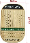 Jyquorp Horse Race Game 16 1x10 8 2-11pl Wood 11 Horses 2 Dice 2 Decks 