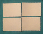 1974 Great Britain-christmas Roof Bosses-lot Of 4 Mnh Singles