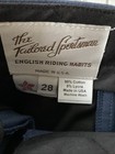 The Tailored Sportsman French Blue Riding Breeches Style 1965 Side Zip Size 28