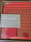 Microsoft Surface Pro Type Cover Red Keyboard W  Touchpad  English Qwerty  Pro 3