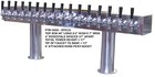 Stainless Steel Draft Beer Tower Made In Usa- 16 Faucets - Air Cooled  Ptb-16ss 