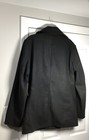 Alpine Swiss Dbl Breasted Wool Blend Coat Men Black Xl  Nwt